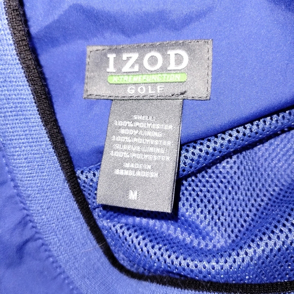 Izod weatherproof golf pullover - Picture 4 of 6